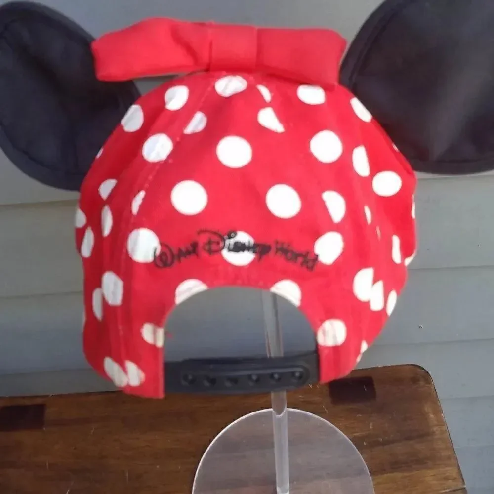 Disney World Minnie Mouse Cap with Ears Youth size